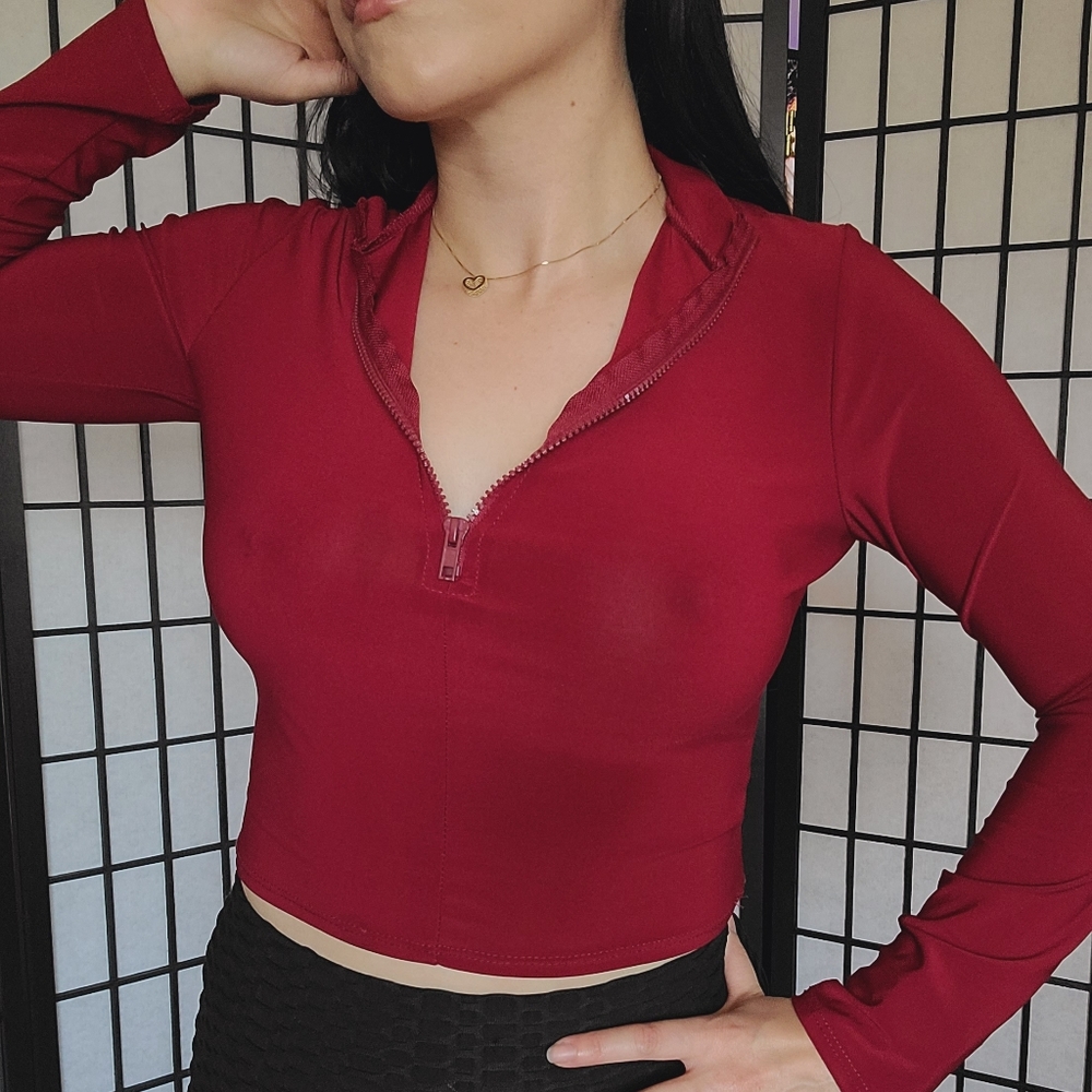 Crop top long sleeve